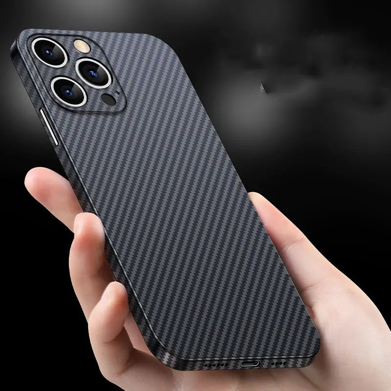 Iphone Carbon Fiber Pattern Ultra-Thin Case